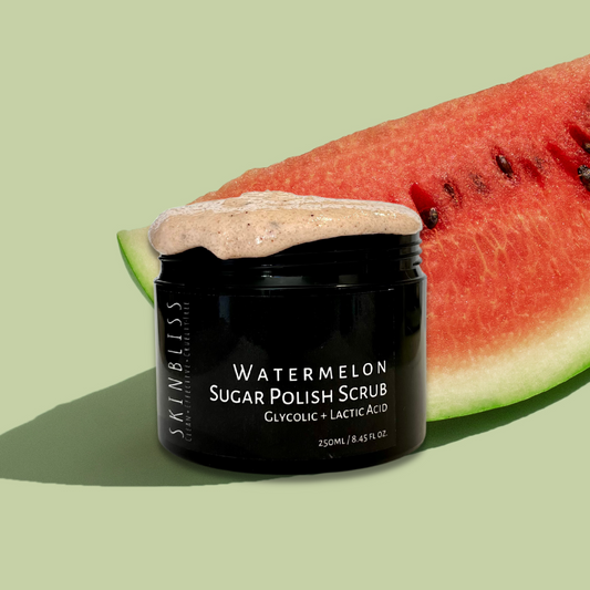 Watermelon Sugar Polish Scrub - Glycolic + Lactic Acid